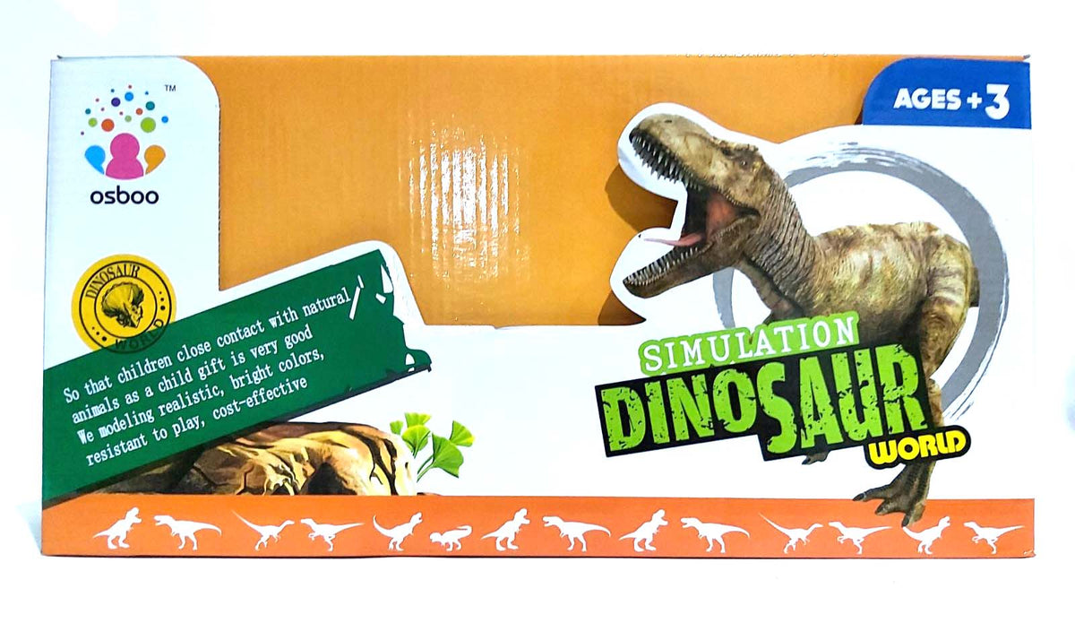 Rubberized Dinosaur 6-in-1 Set