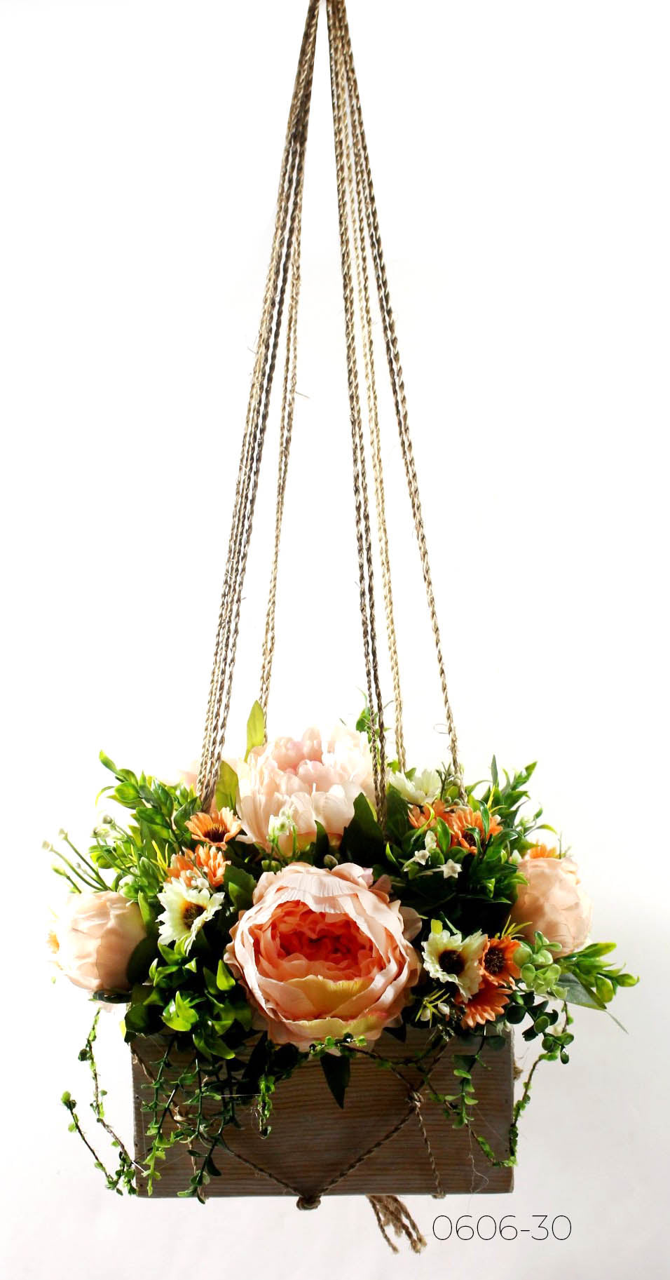 Hanging Daisy Mix Macrame