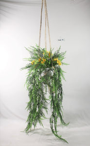 Hanging Mixed Fern Macrame