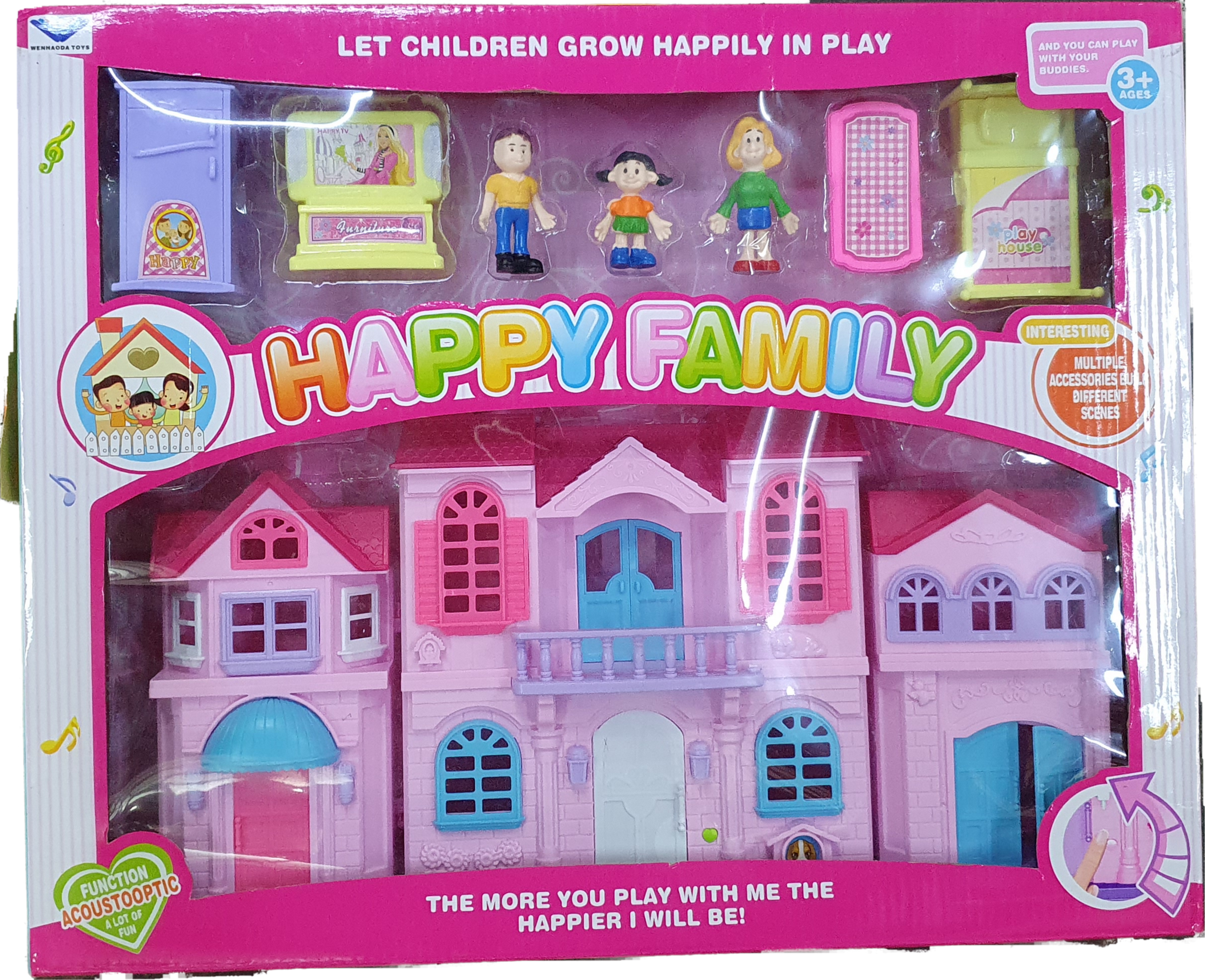 My Happy Family Large Doll House Series Anding s Toys Flowers Inc