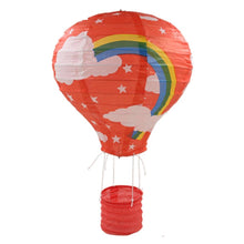 Load image into Gallery viewer, Hot Air Balloon Paper Lantern with Lights Colorful Design Lamp Nightlight
