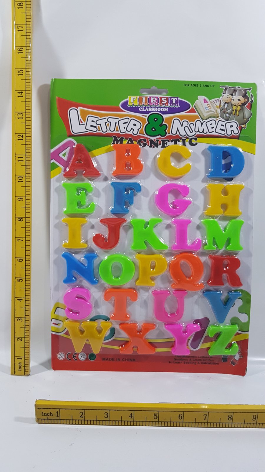 Magnetic Letters and Characters