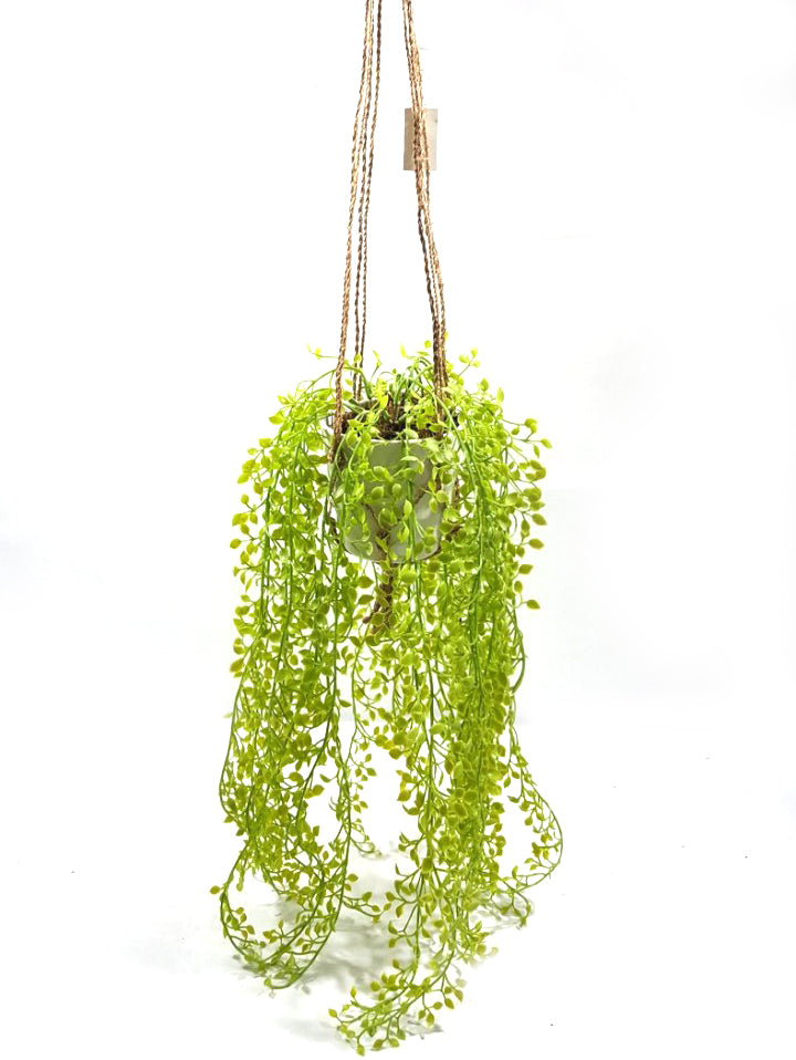 Hanging Artificial Plant Macrame Decor