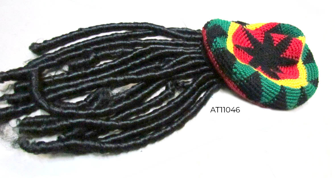 Hat with Dreadlocks – Anding's Toys & Flowers Inc.