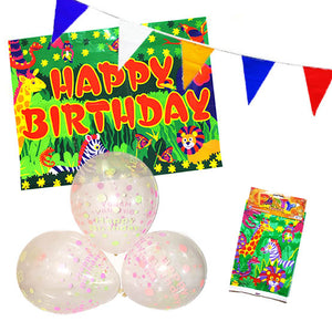 Budget Local Party Pack Decorations Set (3 designs)