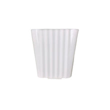 Load image into Gallery viewer, Corrugated Plastic Pots White Pots 3x3 inches
