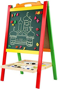Wooden Double-sided Children's Drawing Board
