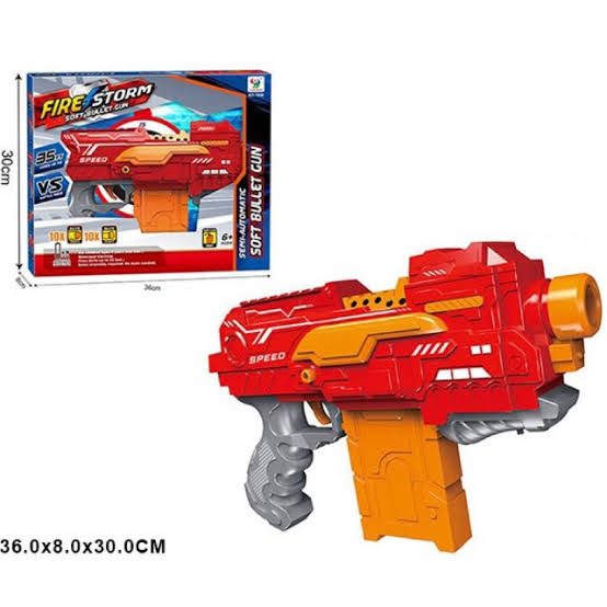 Fire Storm Soft Bullet Gun Automatic – Anding's Toys & Flowers Inc.