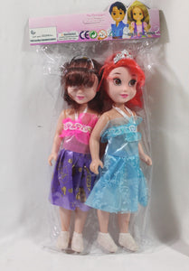 Pair Princess Dolls 2-in-1